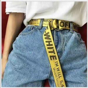 Off white belt